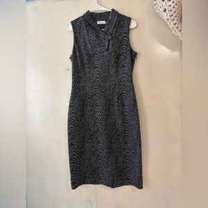 Calvin Klein Career sleeveless dress office professional academia size 8